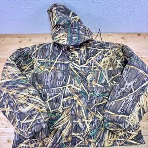 Remington‎ Outdoor Camo Puffer Jacket Men's XL Mossy Oak Shadow Grass